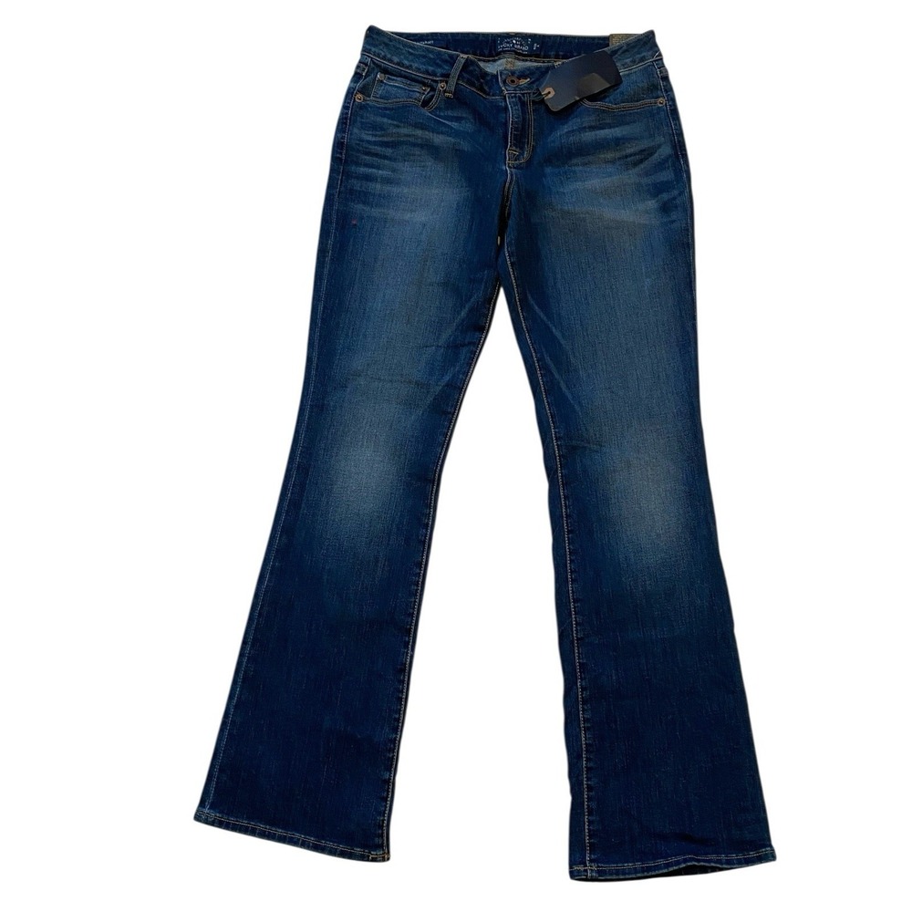 Lucky Brand Lolita Boot Jeans Women 6/28 A Dark Wash Mid Rise Denim Stretch NWT